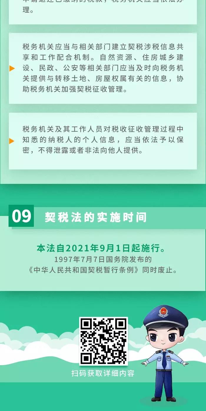 契稅法9月1日起施行！ 