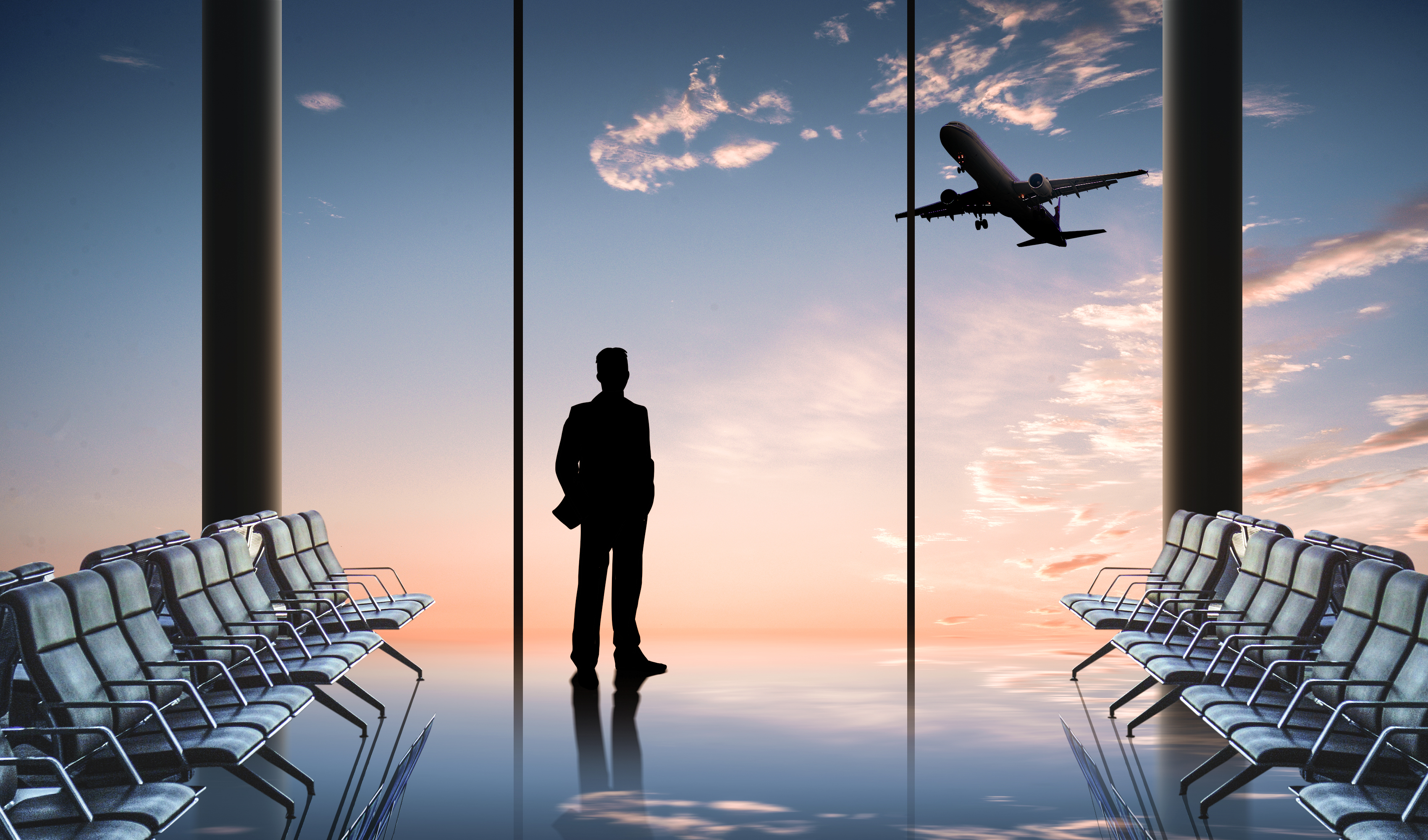 千庫網(wǎng)_商務(wù)剪影夕陽剪影合成商務(wù)攝影圖配圖_攝影圖編號266794